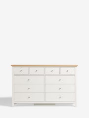 Chalk Malvern Paint Effect 10 Drawer Chest of Drawers - Image 8 of 11