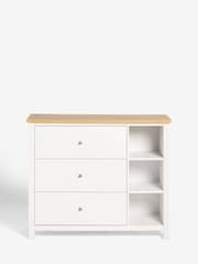 Chalk Malvern Paint Effect 3 Drawer Chest of Drawers - Image 11 of 12