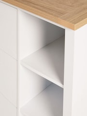 Chalk Malvern Paint Effect 3 Drawer Chest of Drawers - Image 12 of 12