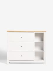 Chalk Malvern Paint Effect 3 Drawer Chest of Drawers - Image 8 of 12