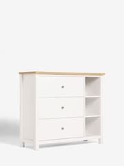 Chalk Malvern Paint Effect 3 Drawer Chest of Drawers - Image 9 of 12