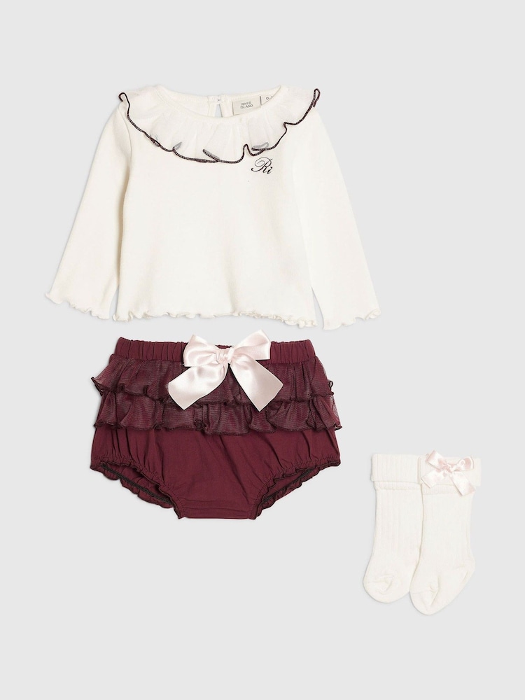 Ljubičasta - River Island Frill Bloomer Set - Slika 1 od 4