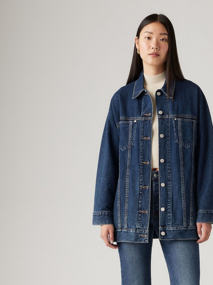 Levi's с поясом Dolman Trucker 100% Cotton куртка - Image 2 of 8