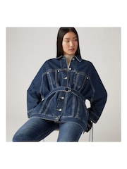 Levi's с поясом Dolman Trucker 100% Cotton куртка - Image 4 of 8