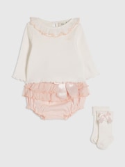 Ružičasta - River Island Frill Bloomer Set - Slika 2 od 4