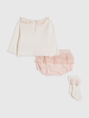 Ružičasta - River Island Frill Bloomer Set - Slika 3 od 4