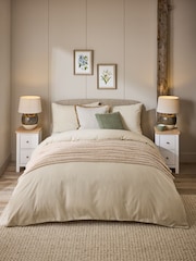 Chalk Malvern Paint Effect Set of 2 Bedside Table - Image 3 of 10