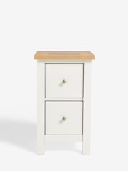 Chalk Malvern Paint Effect Set of 2 Bedside Table - Image 6 of 10