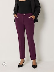 M&Co Petite Smart Tapered Trousers - 6এর মধ্যে 1 ছবি