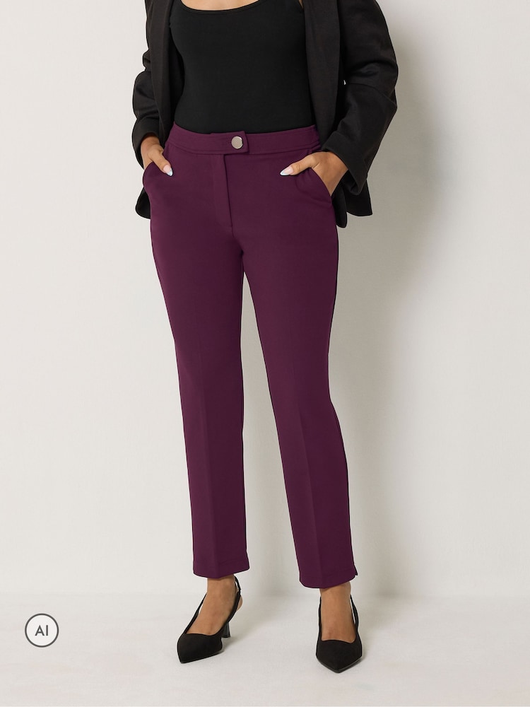M&Co Petite Smart Tapered Trousers - 6এর মধ্যে 1 ছবি