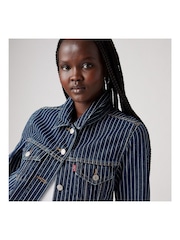 Levi's® Partly Masked Stripe Original Trucker Jacket - Image 4 of 6