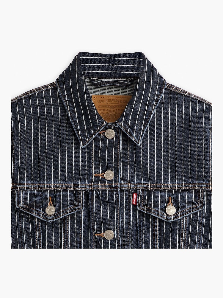 Levi's® Partly Masked Stripe Original Trucker Jacket - Image 6 of 6