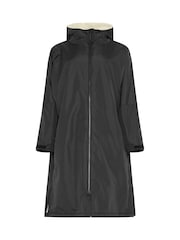 M&Co Black Fleece Lined Coat - Image 5 of 6