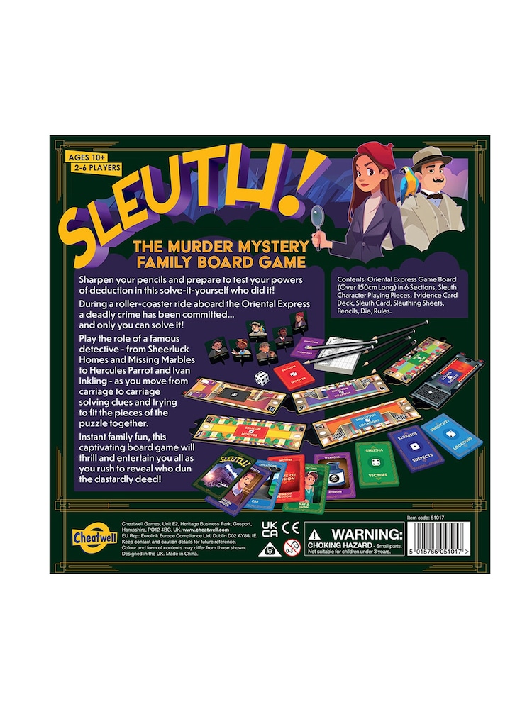 Cheatwell Games Sleuth Murder-Mystery Family Board Game - Image 2 of 4