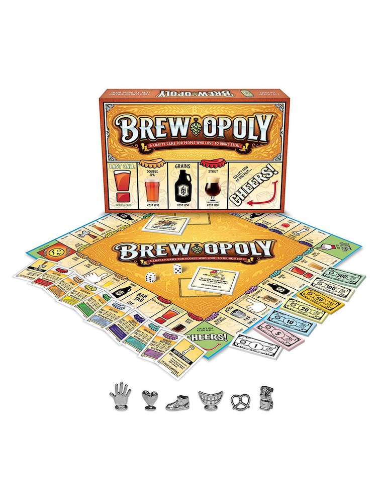 Cheatwell Games Brew-Opoly Board Game - Image 1 of 3