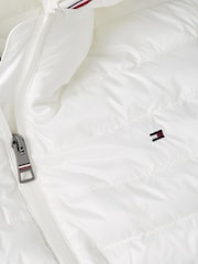 Tommy Hilfiger Leichte, wattierte Jacke, Weiß - Bild 6 von 6