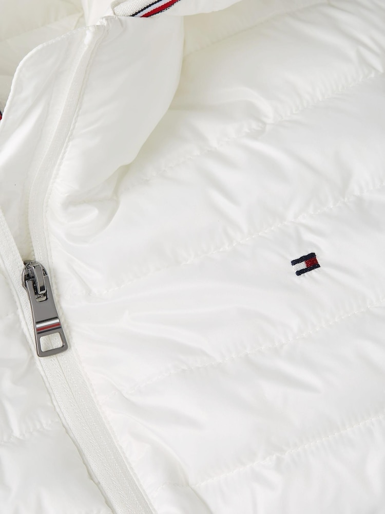 Tommy Hilfiger Leichte, wattierte Jacke, Weiß - Bild 6 von 6