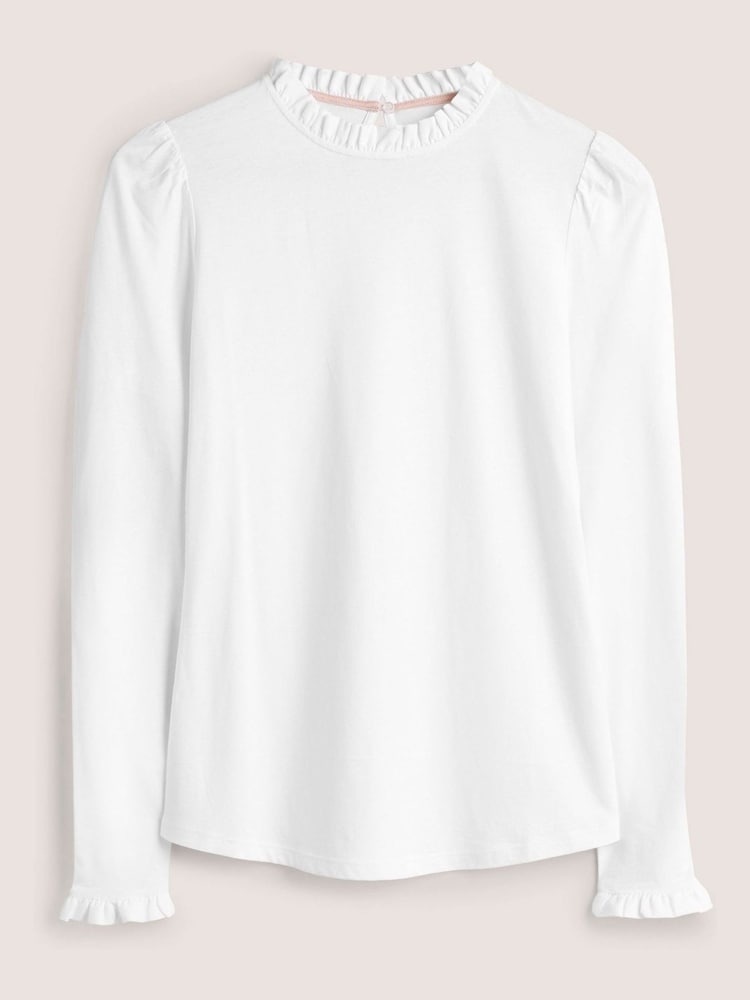 Boden Off White Silk Shirt - Image 5 of 5 Boden Off White Silk Shirt - Image 5 of 5