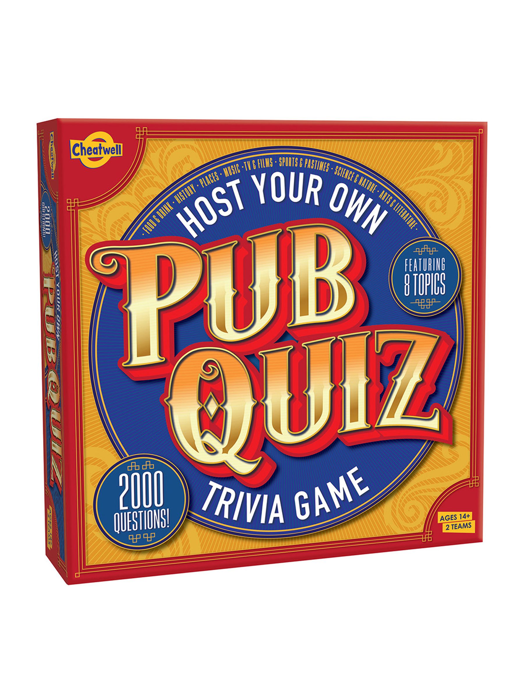 Cheatwell Games QuizMaster Totally Trivia Game, 900 Domande Di Cultura Generale, Gioco Di Carte Con Dado
