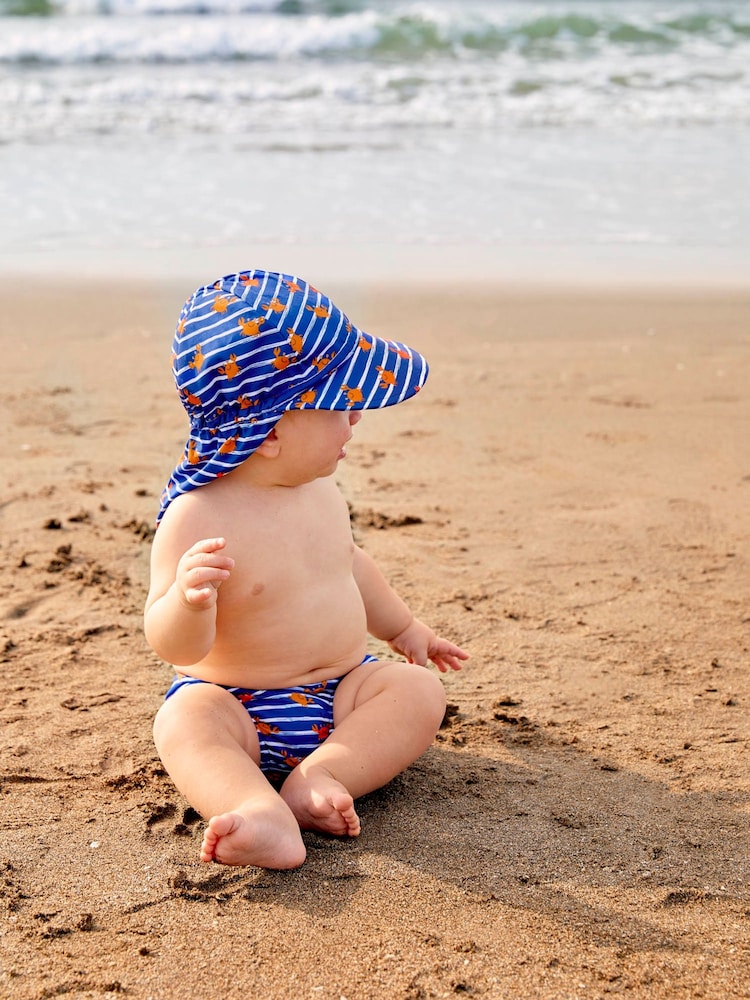 Gorra con solapa con protección solar UPF 50 de Jojo Maman Bébé - Imagen 2 de 3