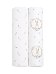 aden+anais Cream Essentials 100% Cotton Muslin Blanket 2 Packs - Image 2 of 4