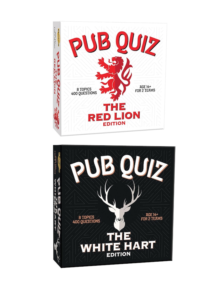 Cheatwell Games Red Lion & White Hart Mini Pub Quiz Games - Image 1 of 3