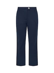 블루 - M&Co Petite Smart Bootcut Trousers - 6의 이미지 5