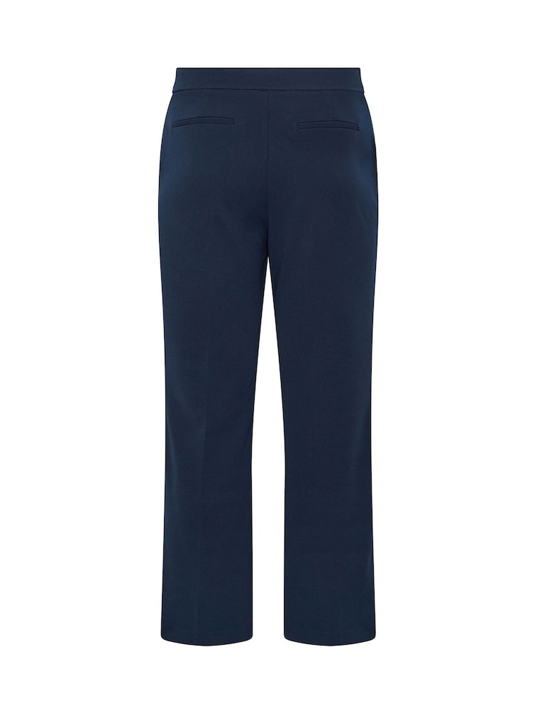 블루 - M&Co Petite Smart Bootcut Trousers - 6의 이미지 6