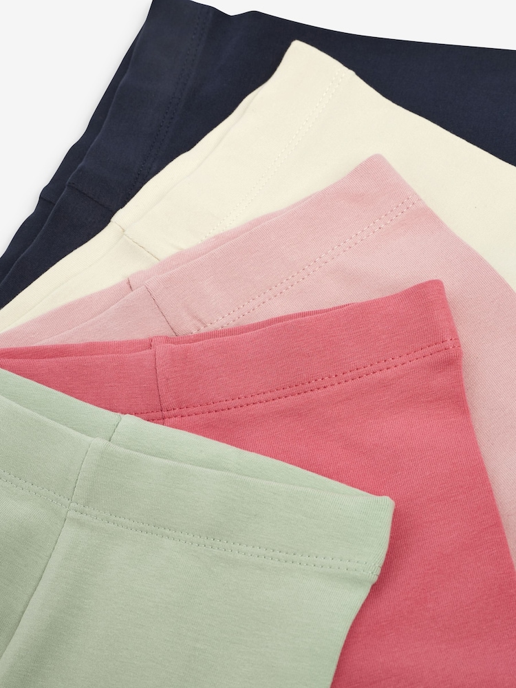 Multi 5 Pack Cotton Cycling Shorts (3mths-7yrs) - Image 8 of 8