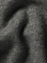 Charles Tyrwhitt Grey Pure Cashmere Quarter Zip Jumper - Image 4 of 4
