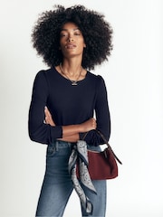 Boden Smocked Cuff Supersoft Top - 5суретінің 1 суреті