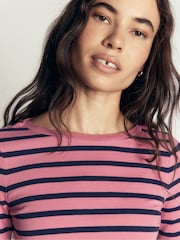 Boden Pink Olivia Long Sleeve Breton - Image 2 of 6