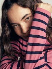 Boden Pink Olivia Long Sleeve Breton - Image 5 of 6