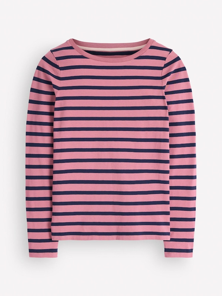 Boden Pink Olivia Long Sleeve Breton - Image 6 of 6 Boden Pink Olivia Long Sleeve Breton - Image 6 of 6