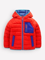 Boden Red Pack-Away Padded Jacket - Image 1 of 3