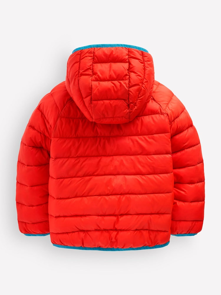 Boden Red Pack-Away Padded Jacket - Image 2 of 3 Boden Red Pack-Away Padded Jacket - Image 2 of 3