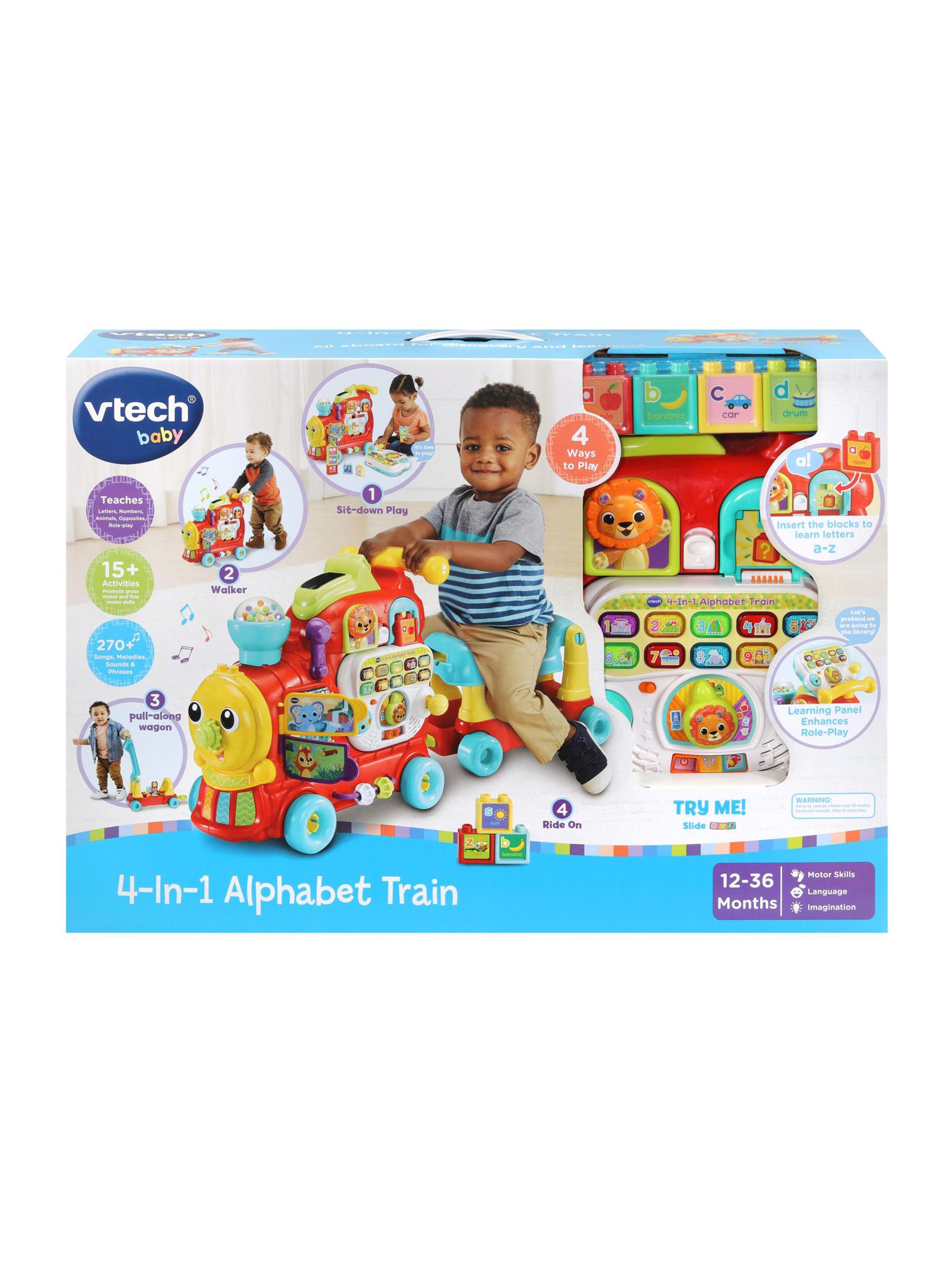 Buy VTech Baby 4 in 1 Alphabet Train 547803 from the Next UK online shop