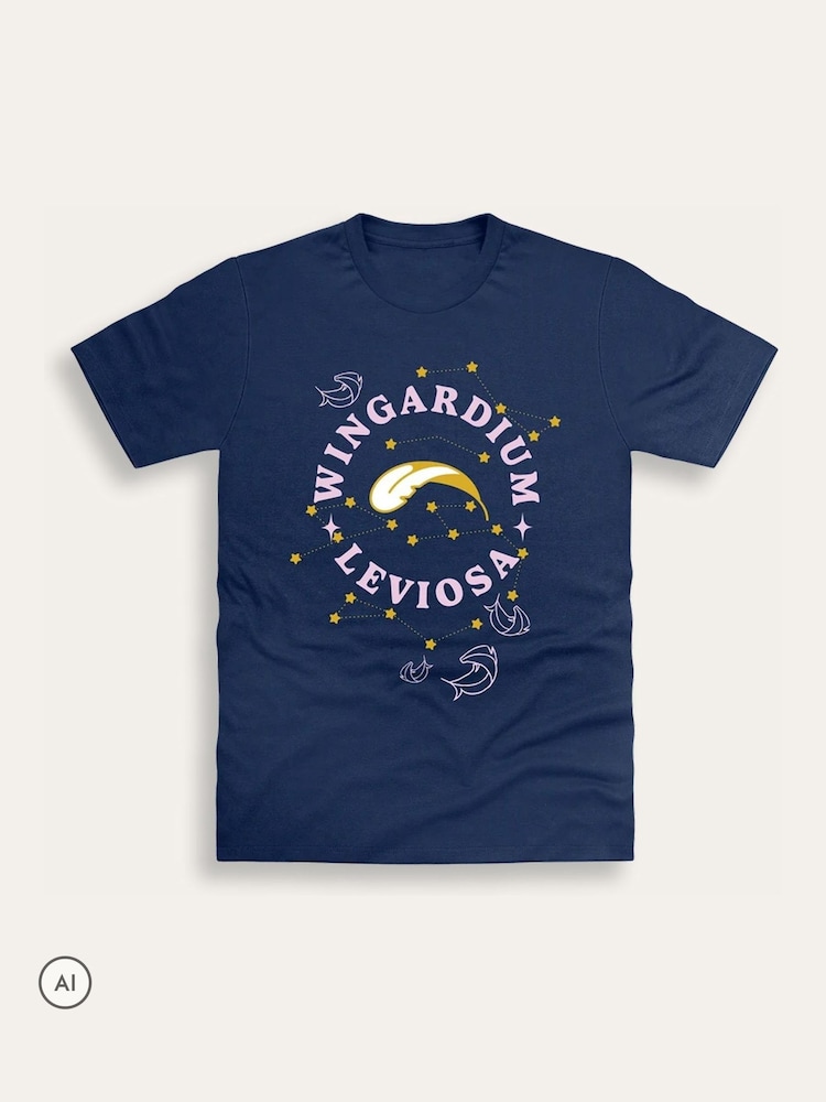 Brand Threads Harry Potter Wingardium Leviosa T-Shirt - תמונה 4 מתוך 4 Brand Threads Harry Potter Wingardium Leviosa T-Shirt - תמונה 4 מתוך 4