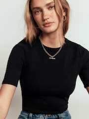 Boden Ribbed Cotton T-Shirt - 6的图像2｝