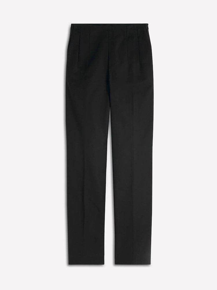 Boden Black Slim Leg Cotton Trousers - Image 6 of 6