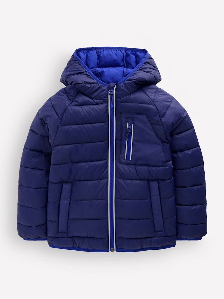 Boden Blue Pack-Away Padded Jacket - Image 1 of 3