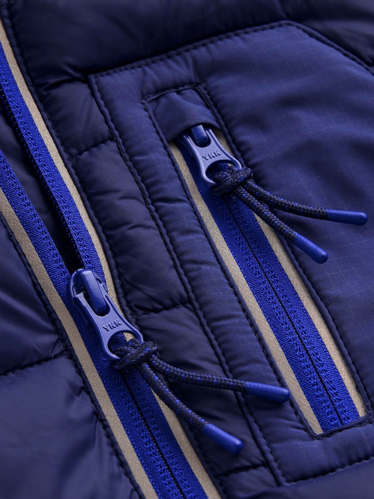 Boden Blue Pack-Away Padded Jacket - Image 3 of 3