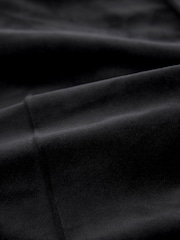 Black Slim Fit Velvet Suit Trousers - Image 9 of 10
