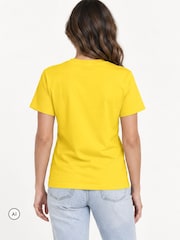 Brand Threads Harry Potter Adults Hufflepuff T-Shirt - תמונה 3 מתוך 4