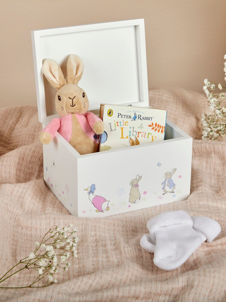 JoJo Maman Bébé Beatrix Potter Wooden Keepsake Box - Image 1 of 2