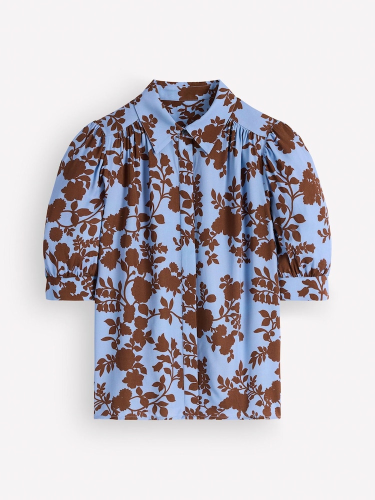 Boden Blue Penelope Viscose Top - Image 6 of 6 Boden Blue Penelope Viscose Top - Image 6 of 6