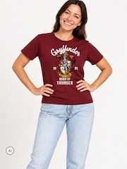 Brand Threads Harry Potter Adults Gryffindor T-Shirt - תמונה 1 מתוך 2