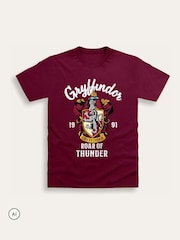 Brand Threads Harry Potter Adults Gryffindor T-Shirt - תמונה 2 מתוך 2