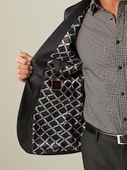 Black Satin Tuxedo Jacket - Image 5 of 10