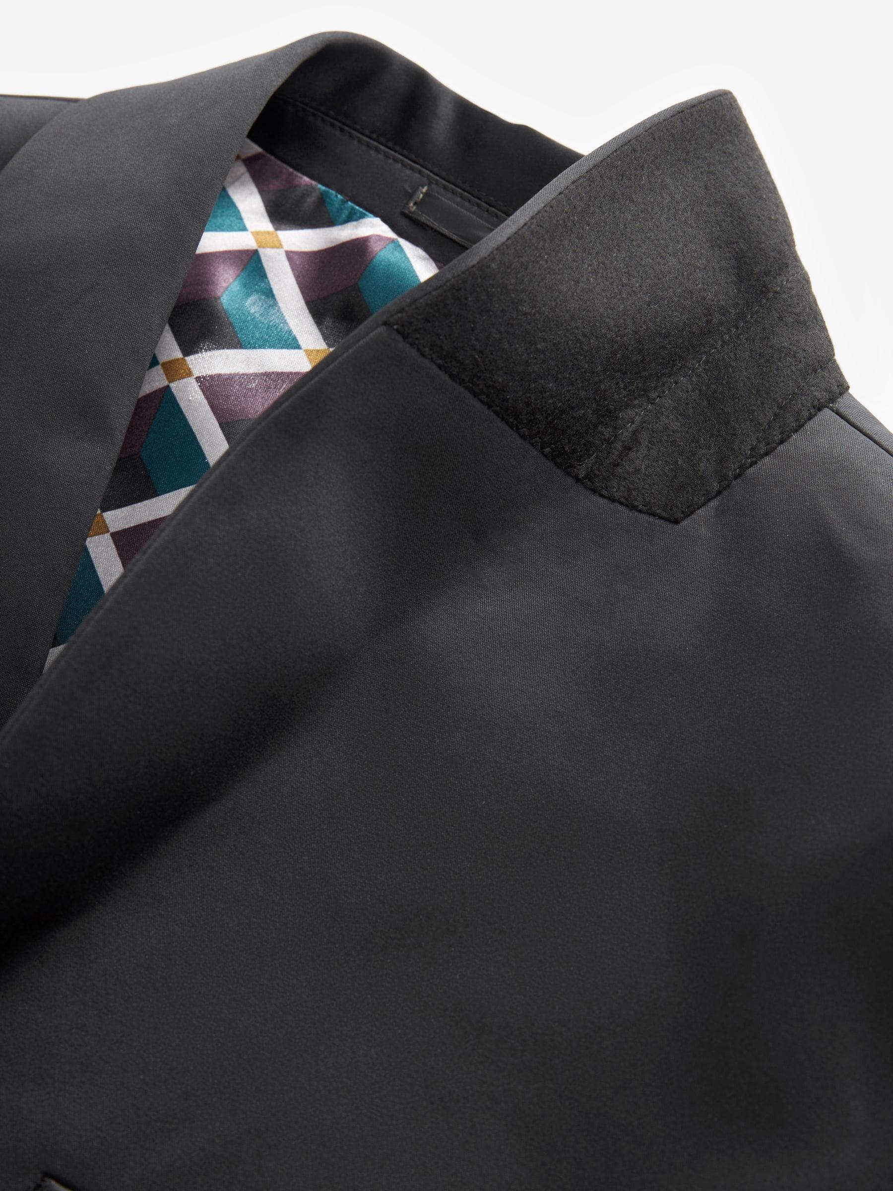 Buy Black Satin Tuxedo Jacket from Next Germany